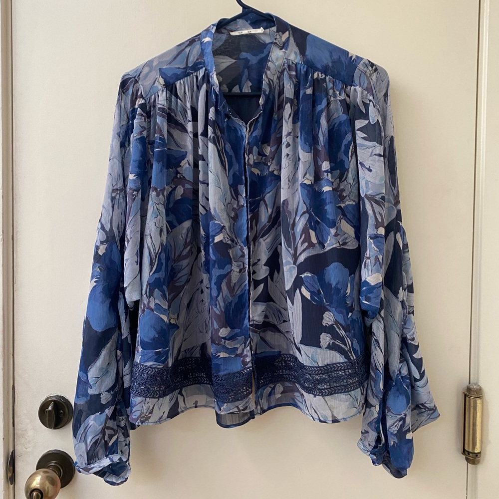 Blue Tularosa Blouse